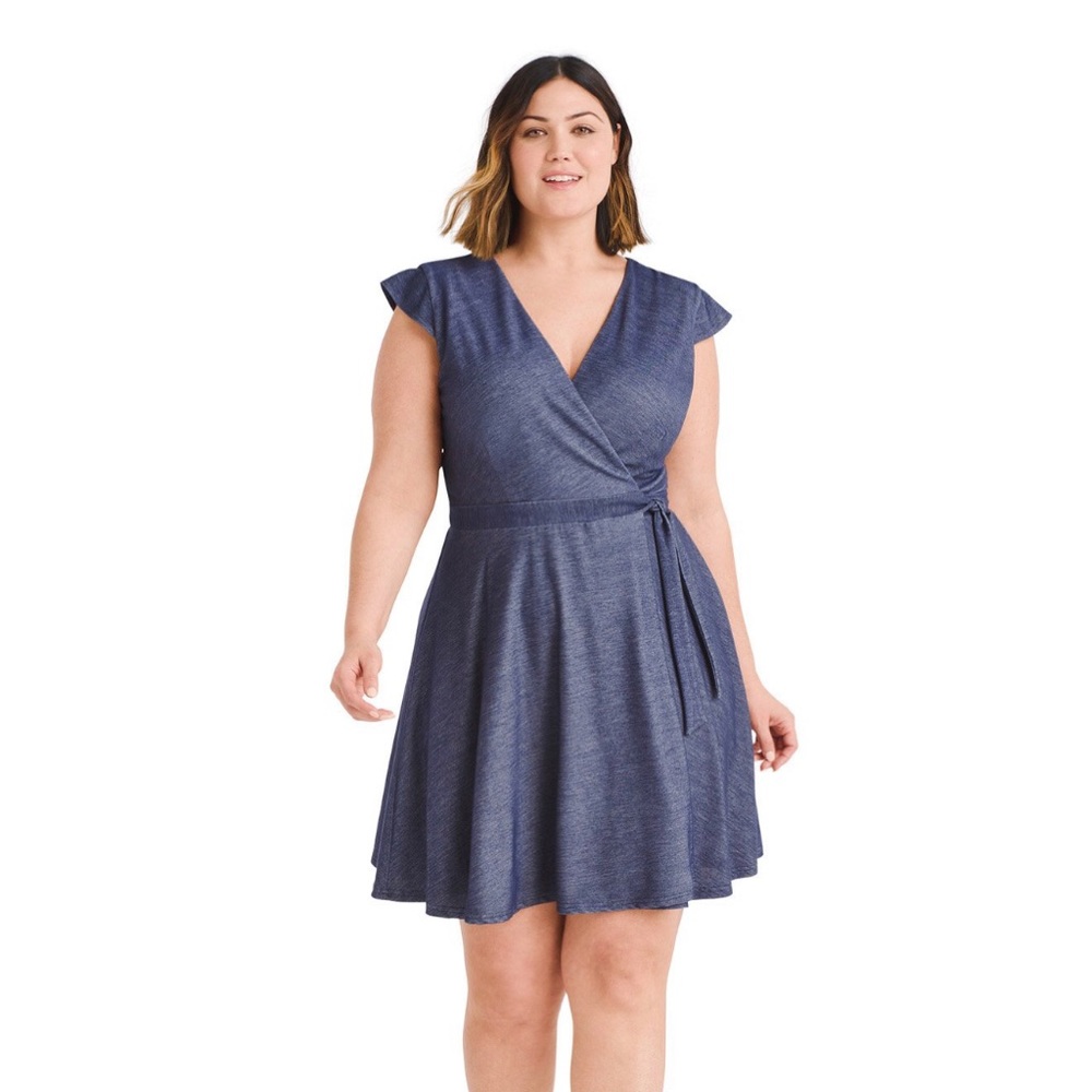 Hutch Indigo Wrap Dress - Anthropologie